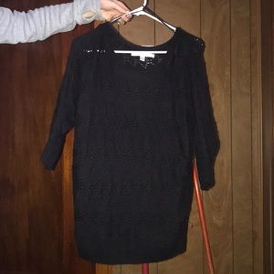 Black over sized sweater